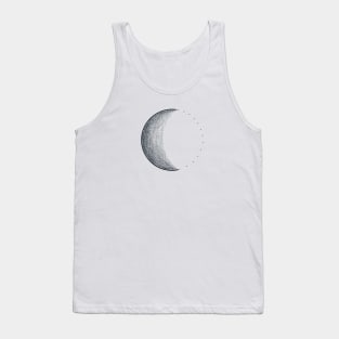 Waning Crescent Moon Tank Top